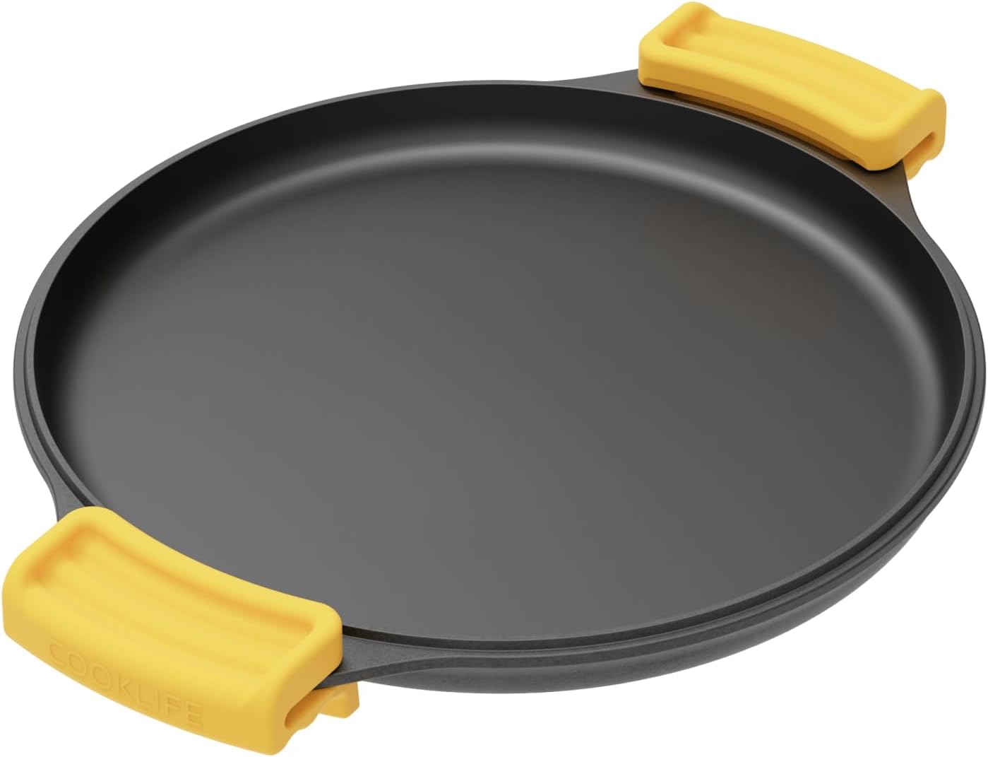 Plancha Hierro Fundido 12pulg Cubierta Mango Caliente