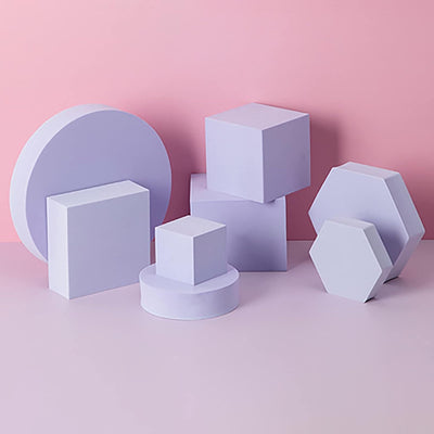 Juego 8 Pzas Foam Accesorios Geométricos Manualidades