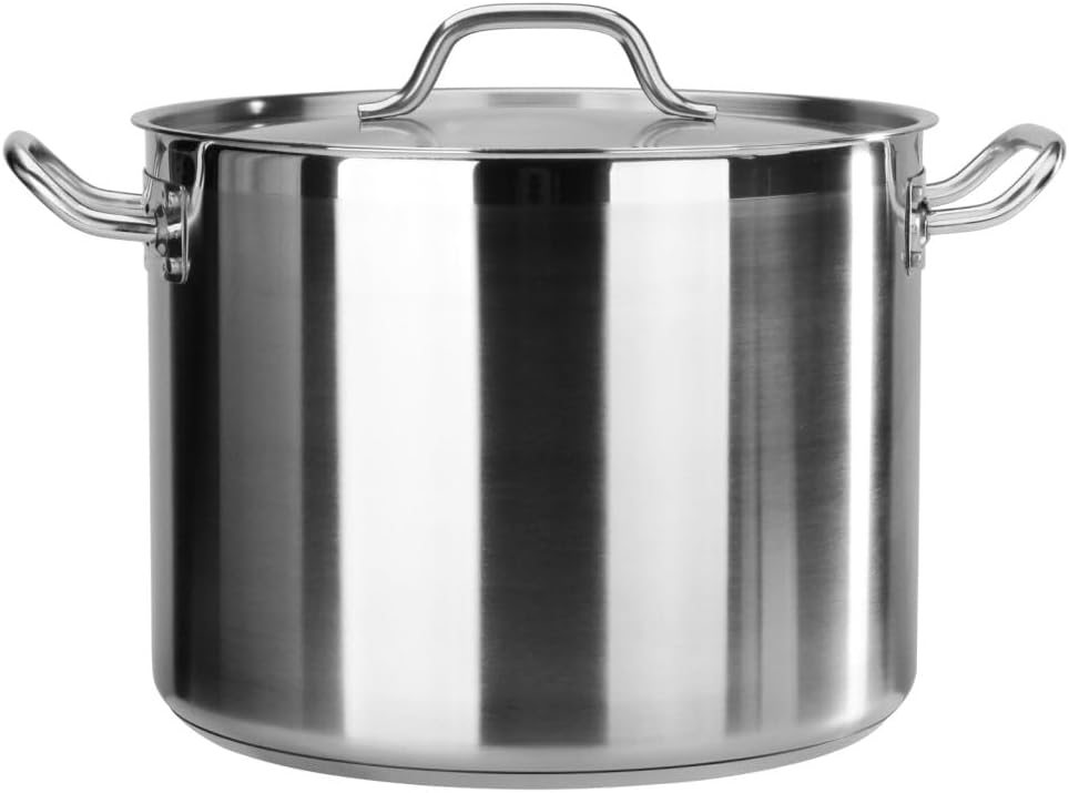 Olla Acero Inox 24qt Con Tapa