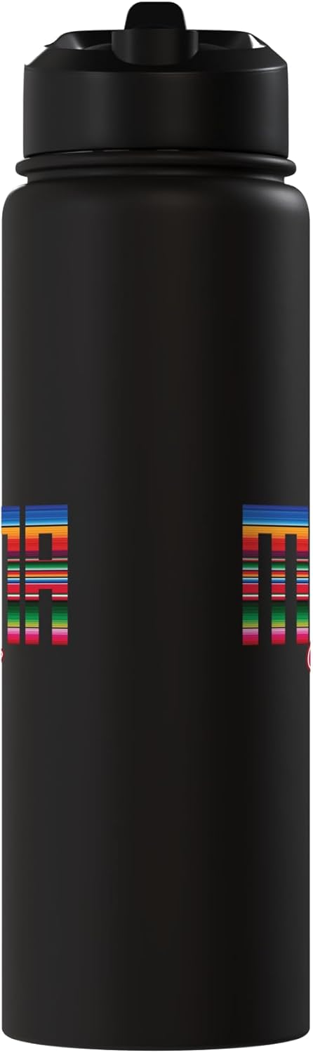 Botella de agua acero inoxidable para mujer Cinco de Mayo