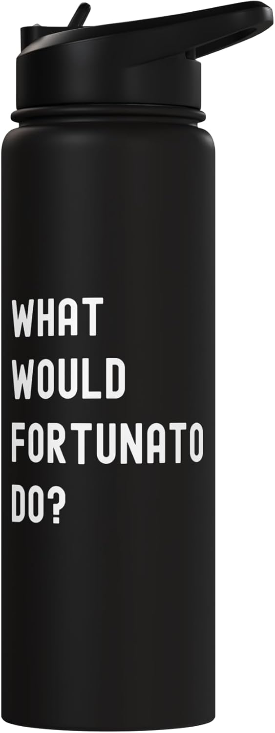 Botella agua acero inox aislada What Would Fortunato Do