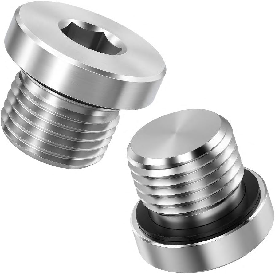 Brida acero inox 304 SAE 7/16-20 UNF con junta