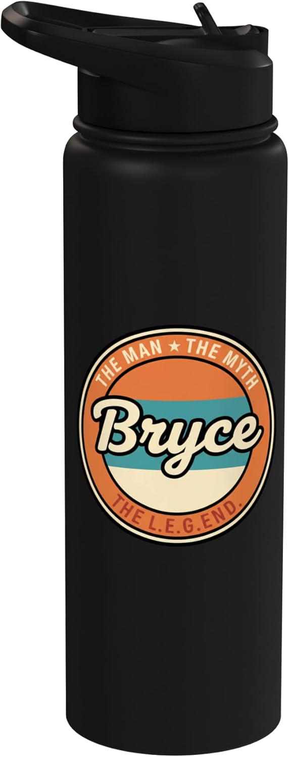 Botella agua acero inox aislada Dad Retro Bryce