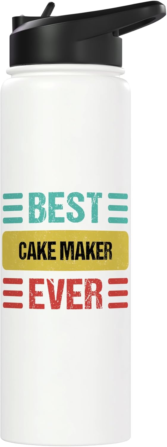 Botella de agua aislada de acero inoxidable Cake Maker