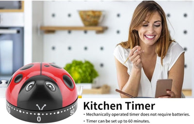 Temporizador cocina ABS 60 min campana fuerte