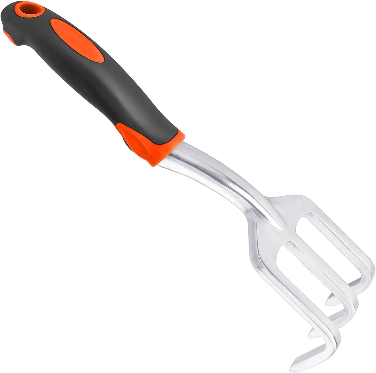 Rastrillo mano jardín con mango ergonómico