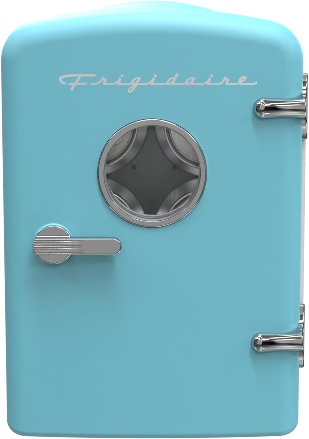 Mini refrigerador portátil Frigidaire EFMIS171 retro con asa y cargador