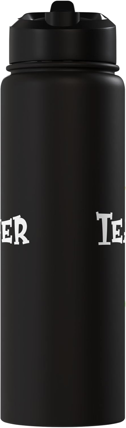 Bote de agua acero inoxidable aislado para Navidad The Teacher Elf
