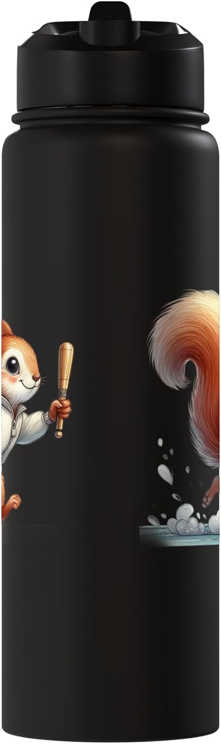 Vaso térmico acero inox con diseño cartoon