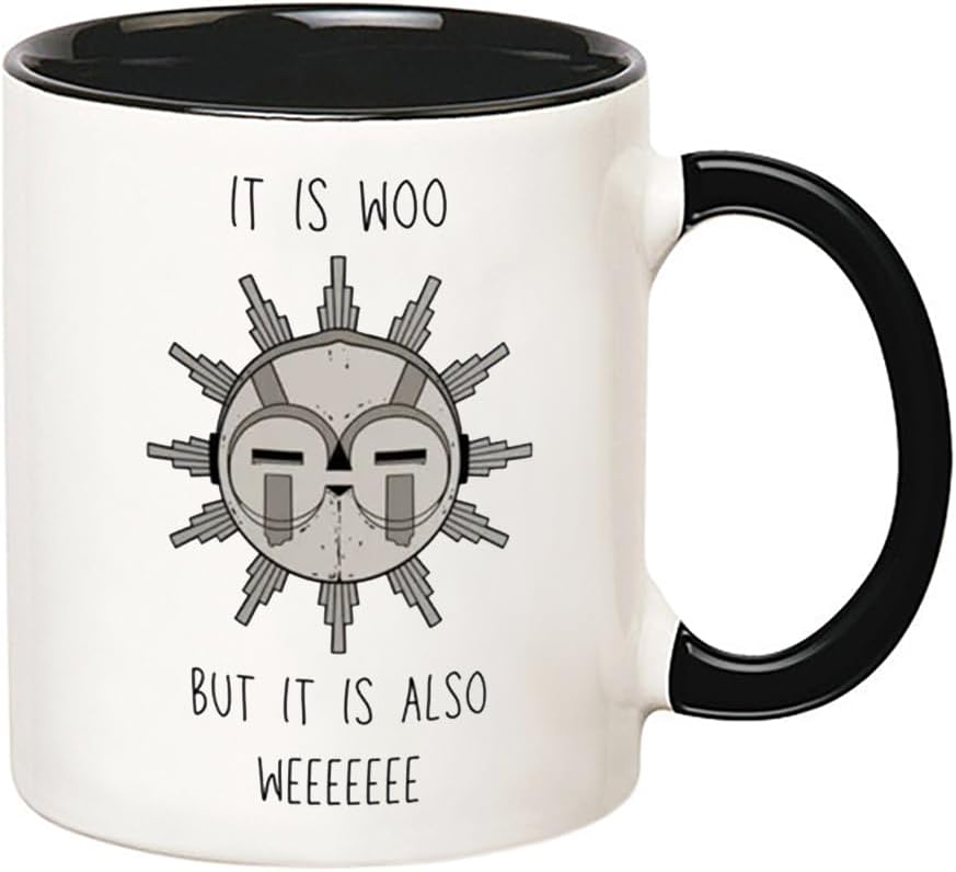 Taza de café Esquie Woo Clair Obscur Expedition 33 negro