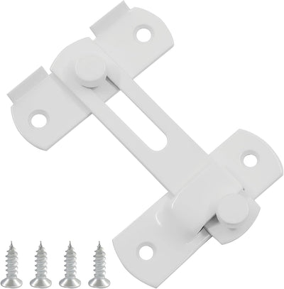 Pestillo puerta granero 3.93x2.75pulg cerradura acero inox blanco