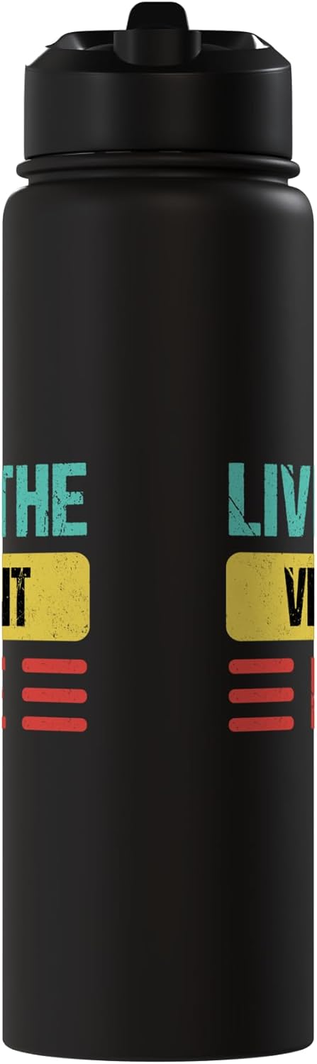 Botella de agua aislada de acero inoxidable Vincent Name