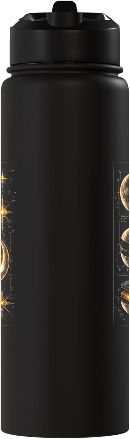 Botella de agua aislada de acero inoxidable Lunar