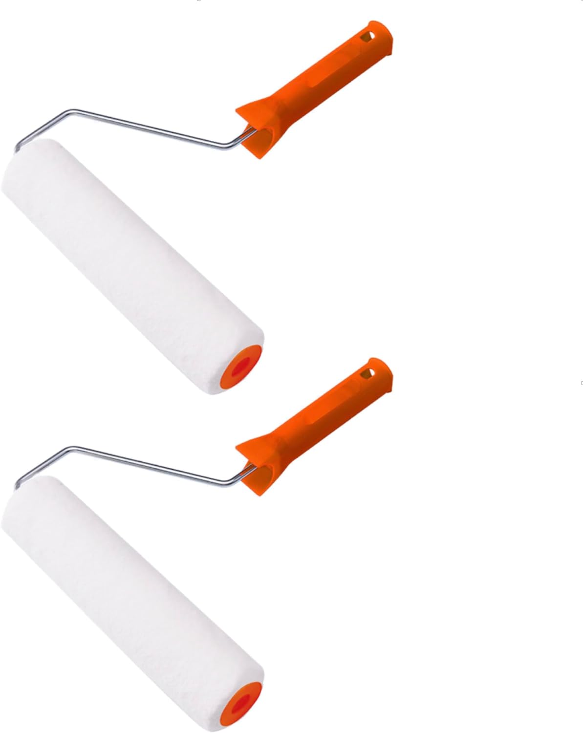Rodillo pintura 9pulg set 2 fibra acrílica lisas