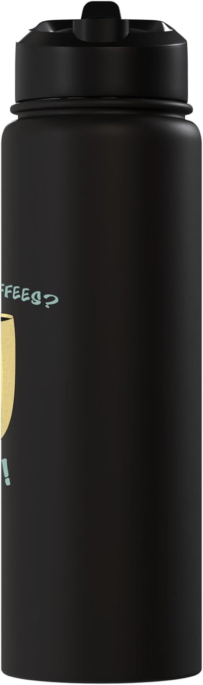 Taza de café térmica acero inox con popote