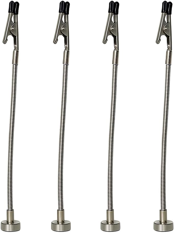 Pack 4 herramientas magnéticas soldadura brazo clip flexible
