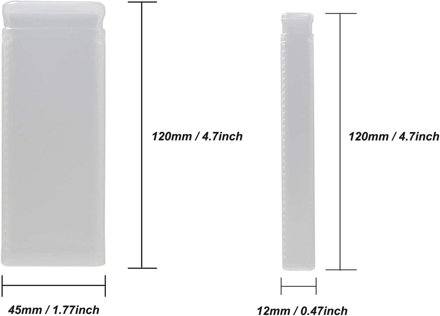 Caja plástico extensible semitransparente para brocas
