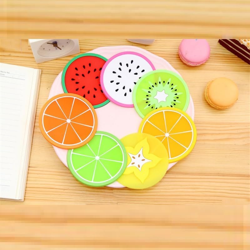 Posavasos de silicona divertidos para cocina, escritorio y oficina