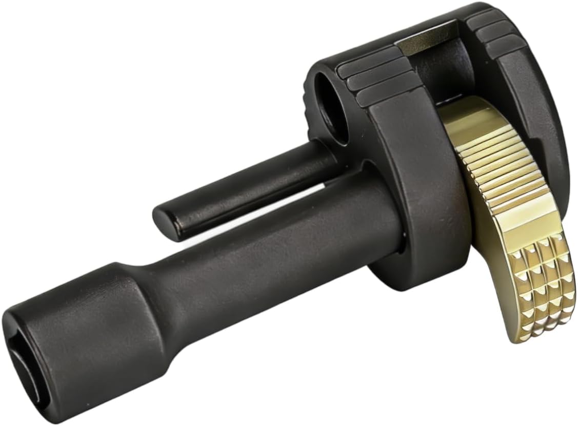 Herramienta retiro drenaje bañera llave 3/8pulg dorado