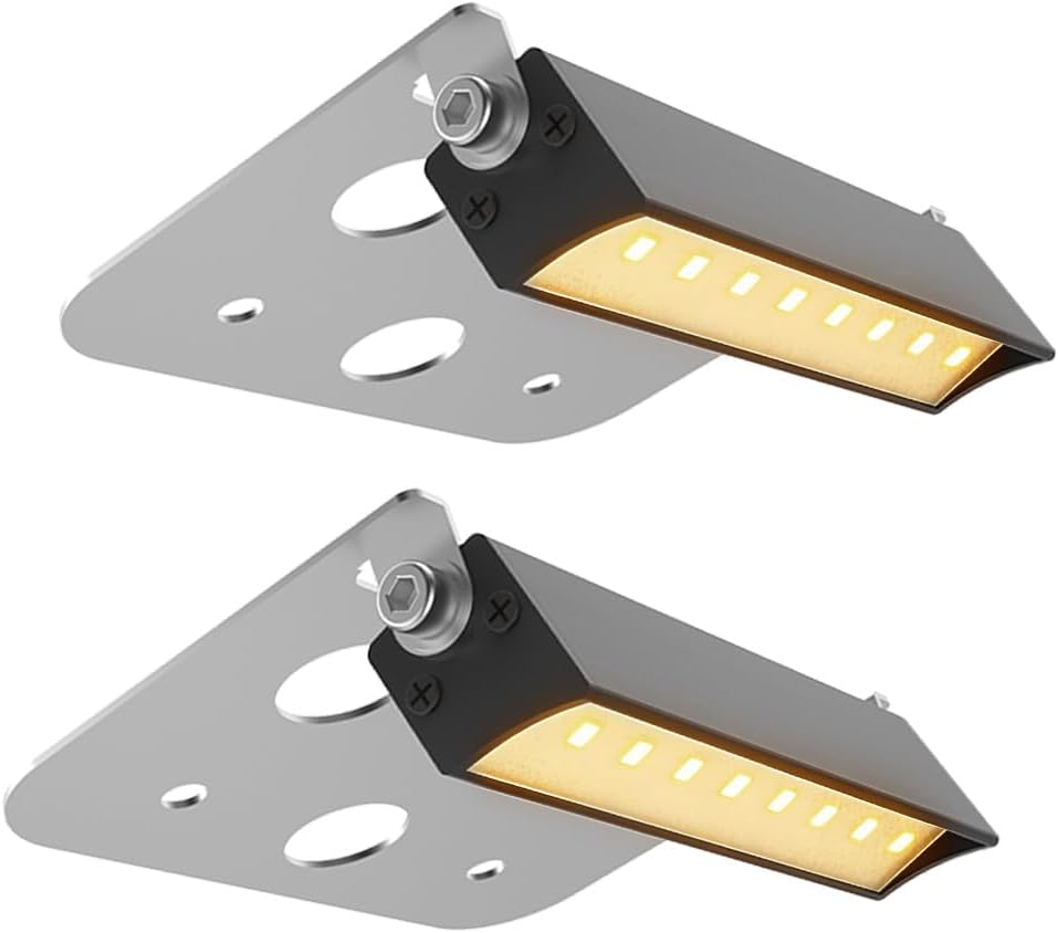Luces pared LED 3W 12-24V blanco cálido impermeable