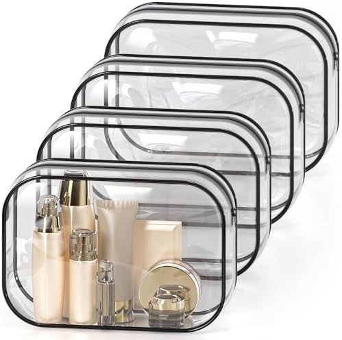 Neceser transparente TSA aprobado PVC con cremallera para viaje