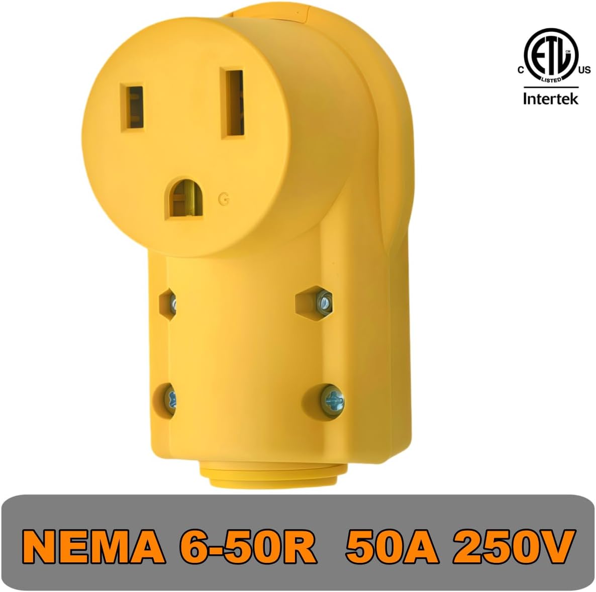 Receptáculo NEMA 6-50R 50A 250V enchufe hembra industrial