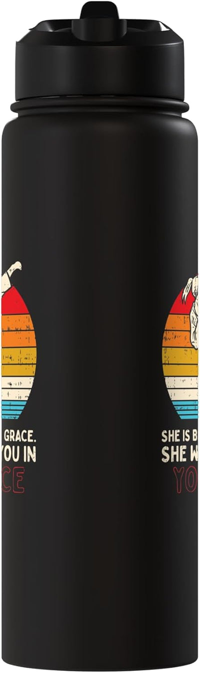 Botella de agua aislada de acero inoxidable regalo artes marciales