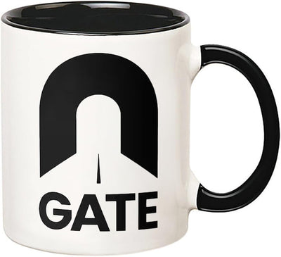 Taza Café Gate Labs 11oz Color Negro