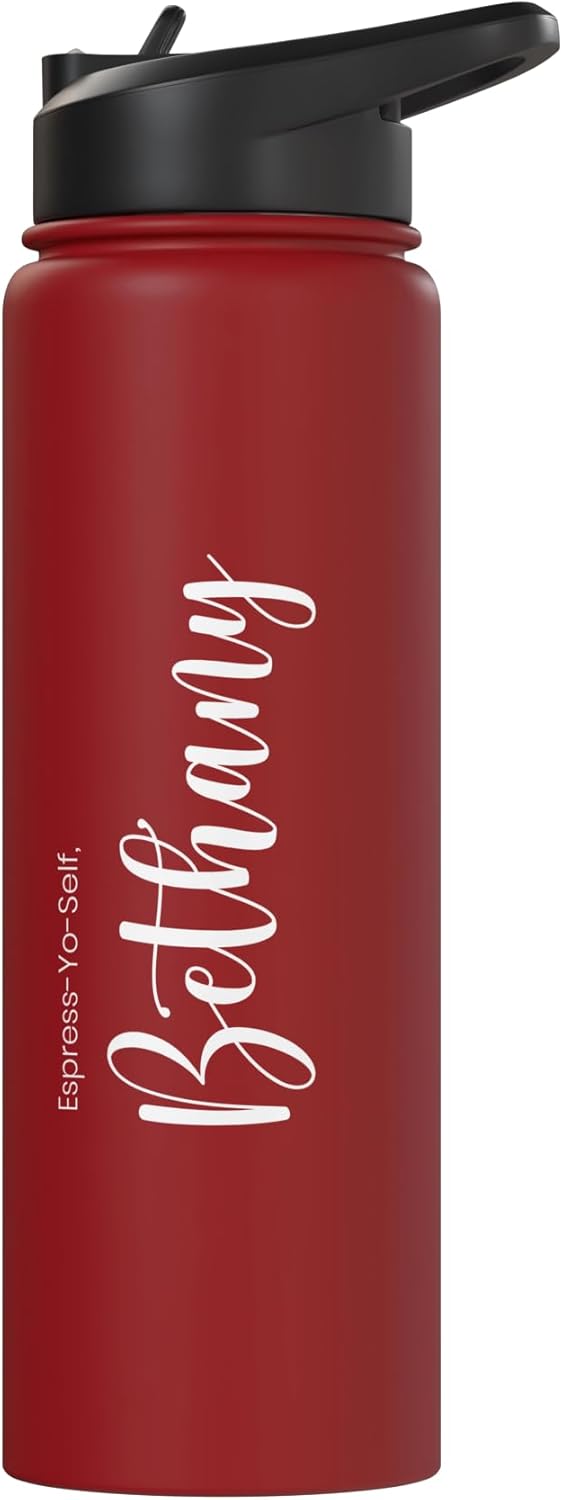 Bottella de agua termo personalizada Bethany para café