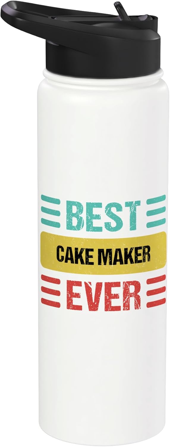 Botella de agua aislada de acero inoxidable Cake Maker
