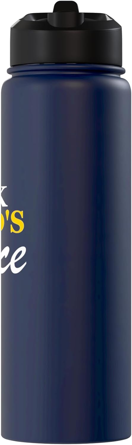 Botella de agua aislada de acero inoxidable Seek God's Grace