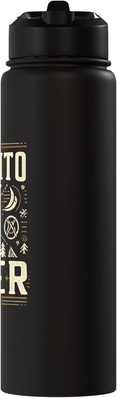 Bote de agua aislado acero inoxidable repelente de insectos para camper