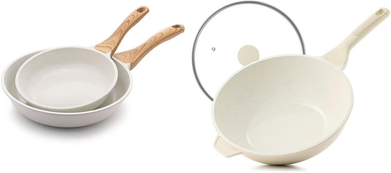 Sartén Cerámica Antiadherente para Wok 4.5qt 810pulg