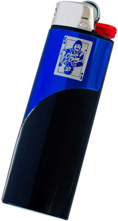 Funda metal multiusos con encendedor azul