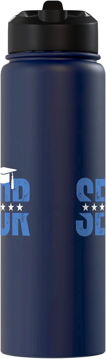 Botella de agua aislada de acero inoxidable High School Senior 2027