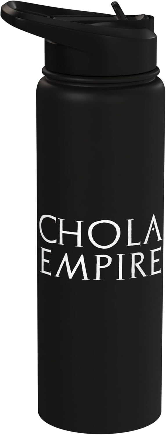 Botella agua acero inox aislada historia antigua India