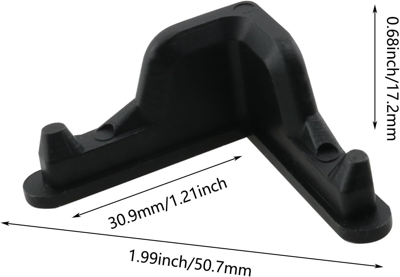 16 Pzas Estantería 5 Estantes Conectores Plástico PP Negro