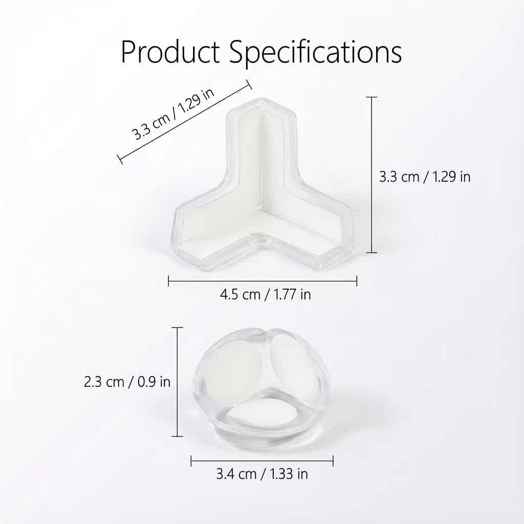 Set 30 Protectores Esquina Transparentes para Bebé