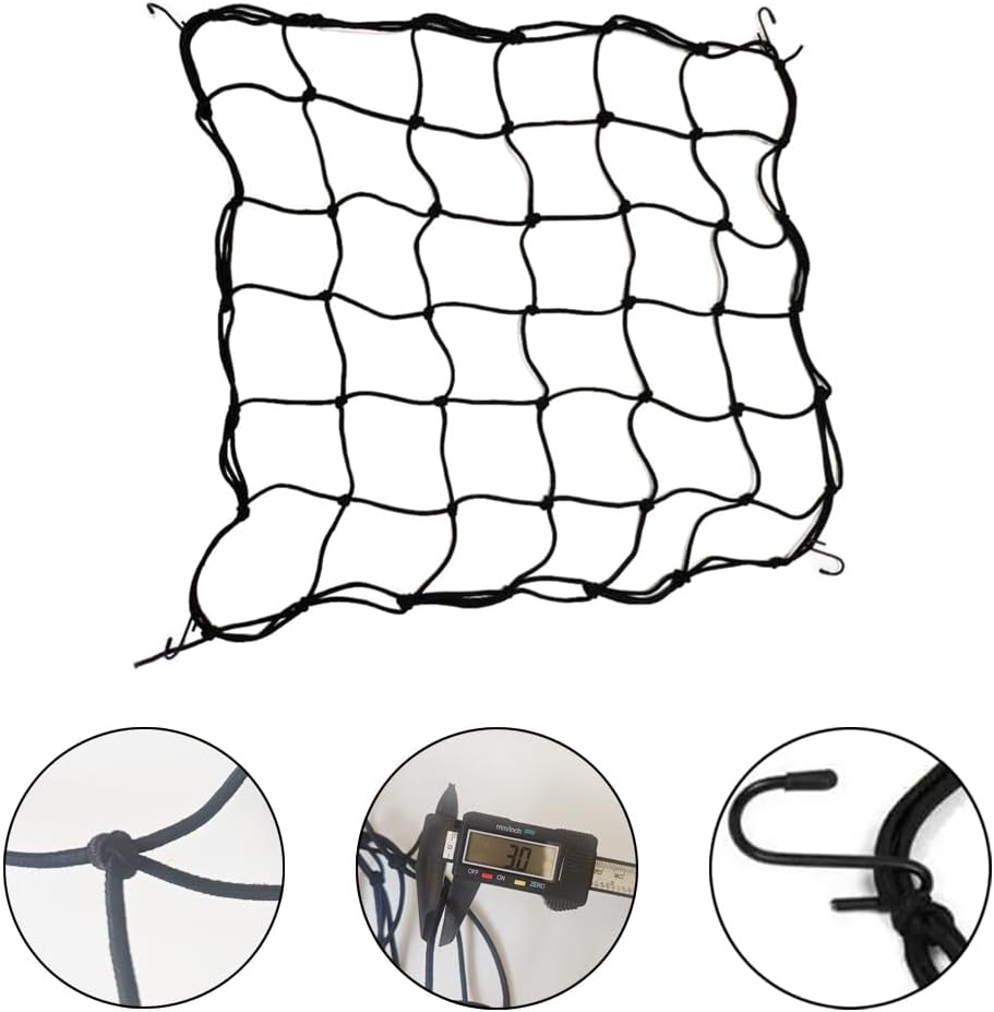 2 redes Scrog 3x3ft elásticas con ganchos y cinta bucle