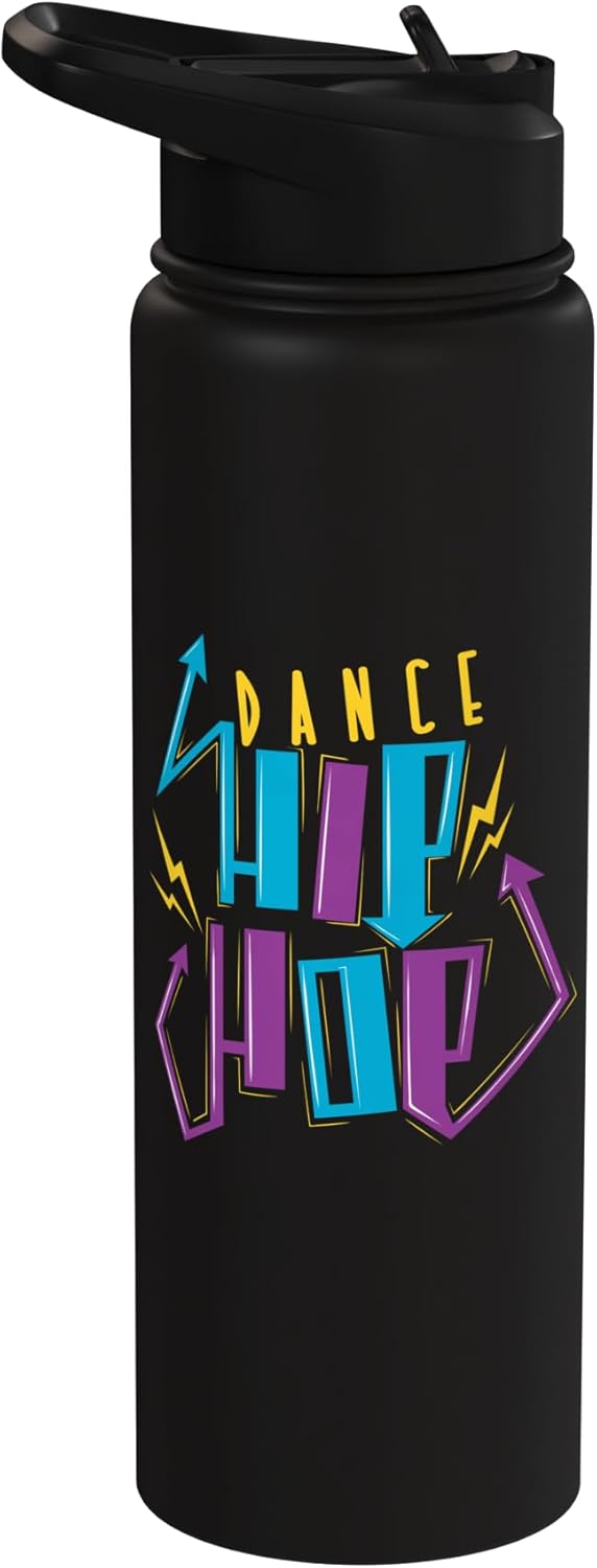 Bottella de agua aislada de acero inoxidable para baile hip hop