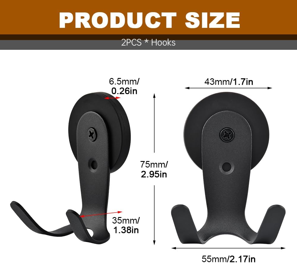 2 Soportes Magnéticos Portafiltros Cafetera Espresso Negro