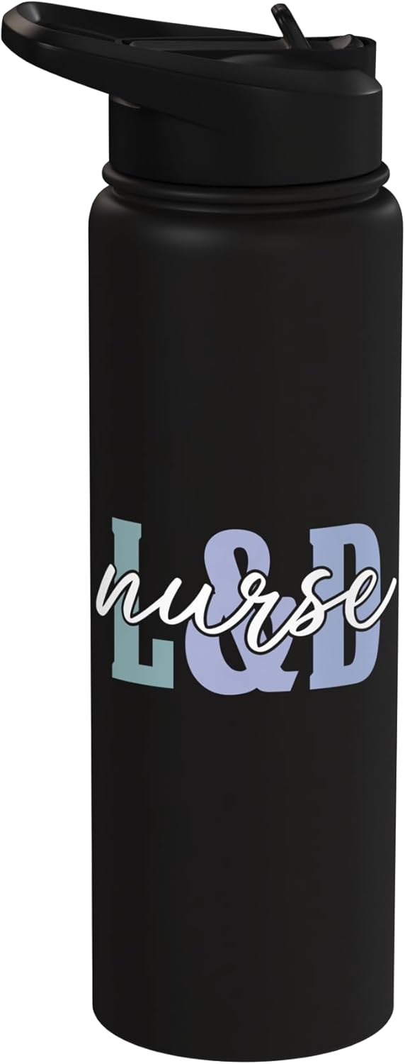 Botella agua acero inox aislada L&D Nurse