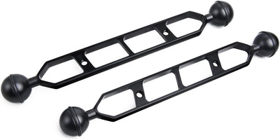 Brazo extensión aluminio 9pulg paquete 2 doble bola conector