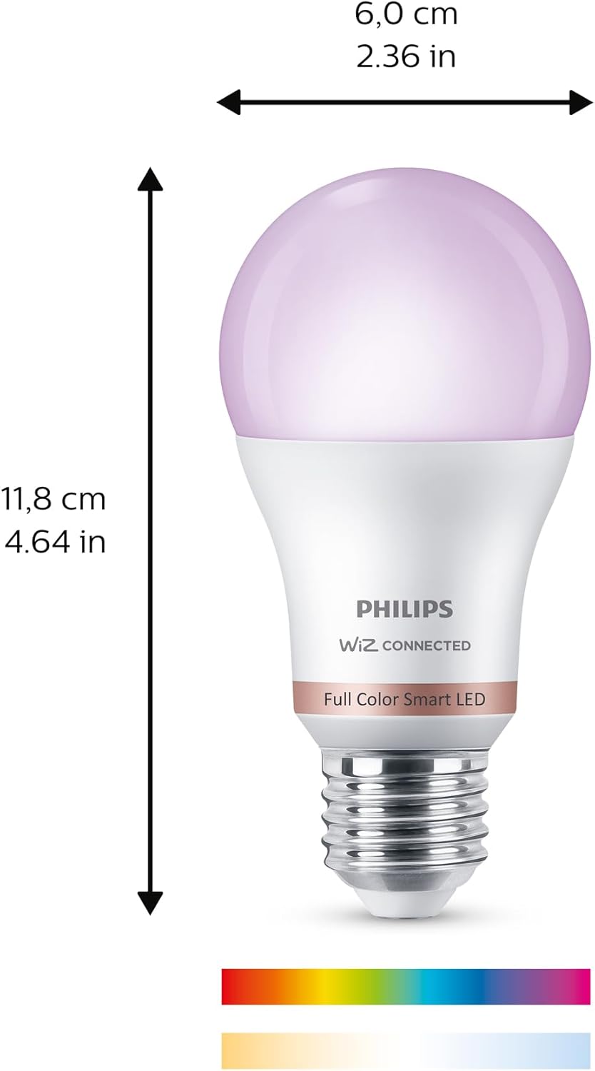 Bombilla LED inteligente A19 E26 60W 800lm control voz app