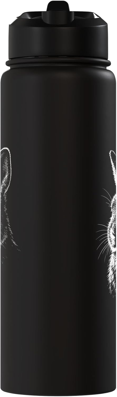 Botella de agua acero inoxidable sin BPA para amantes de animales