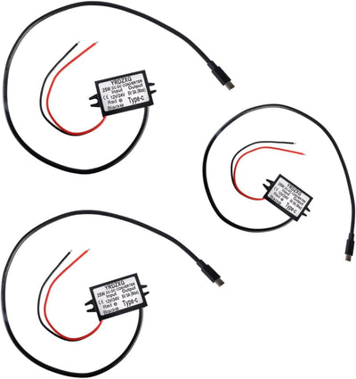 Convertidor DC-DC 12V/24V a 5V 5A 25W Tipo-C