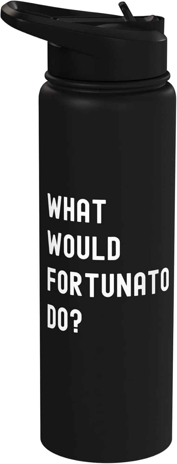 Botella agua acero inox aislada What Would Fortunato Do