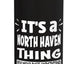 Botella agua acero inox aislada North Haven