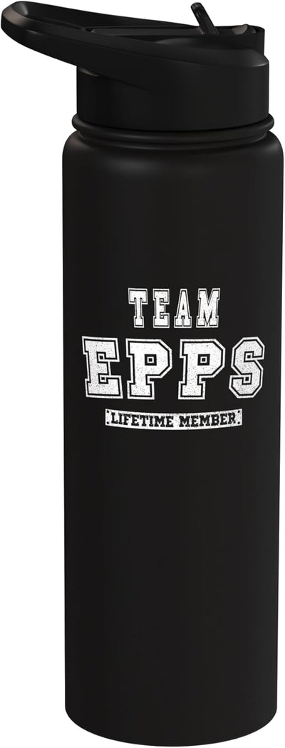 Botella de agua acero inoxidable sin BPA para familia Team EPPS