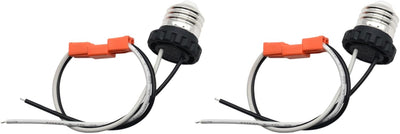 Adaptador enchufe E26 base media rosca macho para lámpara